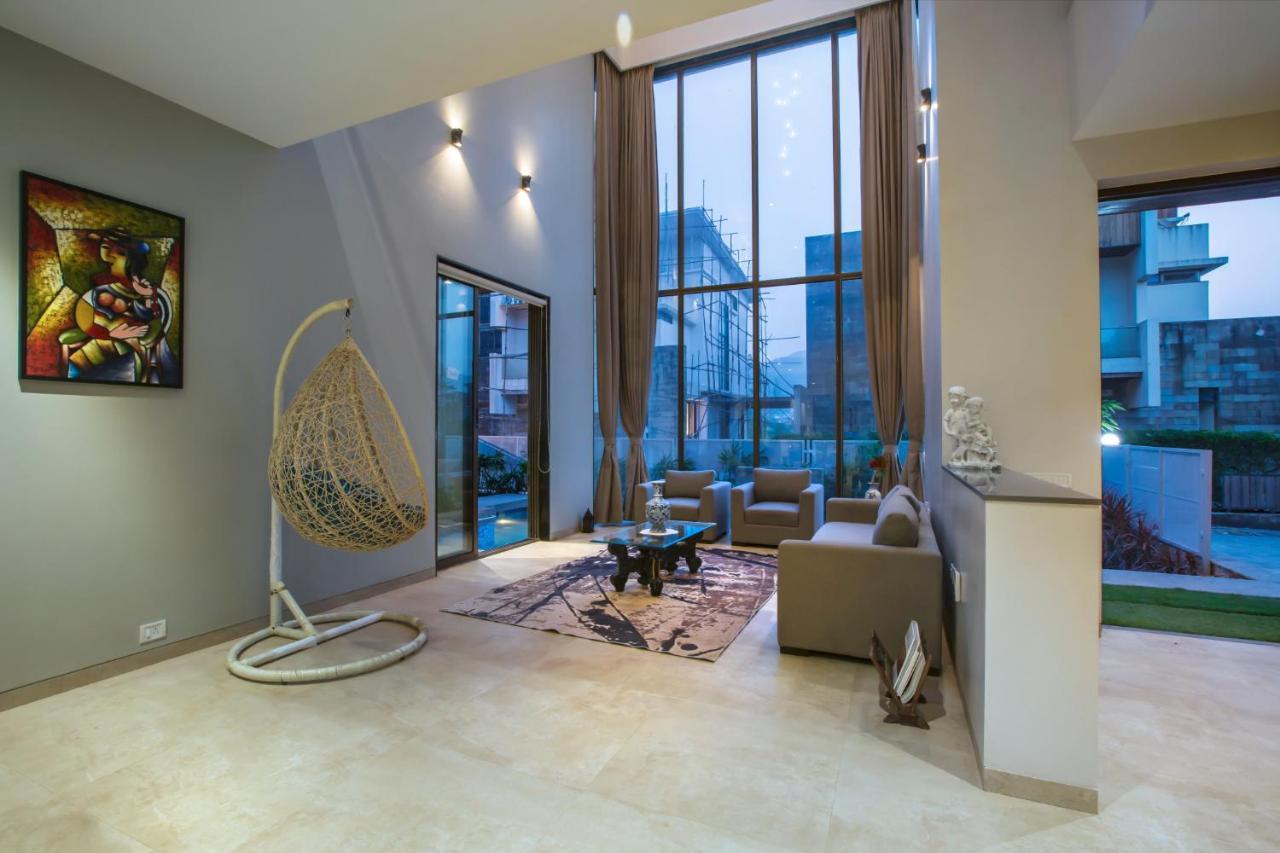 Saffronstays Aspen, Lonavala - Luxury Pool Villa With Games And Tv Room Near Bhushi Dam Exterior foto